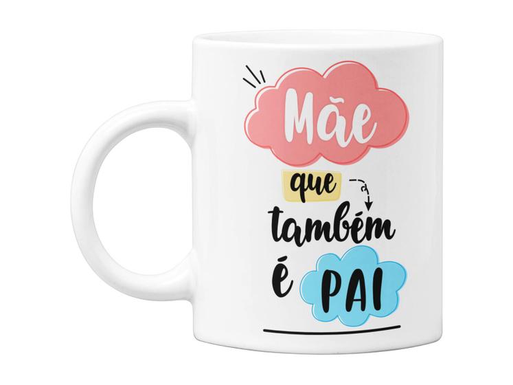 Imagem de Caneca Super Mãe Dia Dos Pais Pães Mães Branca