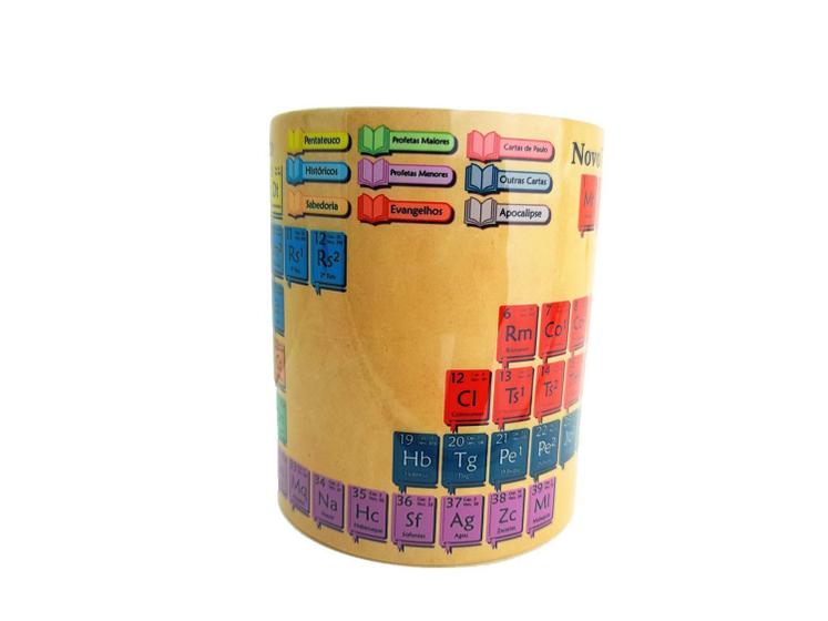 Imagem de Caneca Tabiblia A Tabela Periódica Da Biblia Sagrada