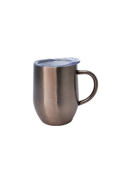 Imagem de Caneca Tampa Termica Inox Viagem Bebida Quente Parede Dupla