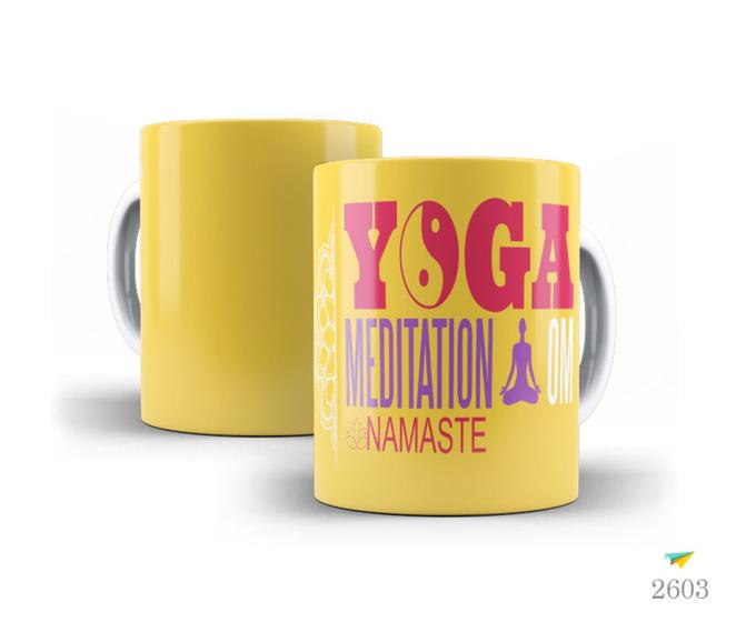 Imagem de Caneca tema Yoga