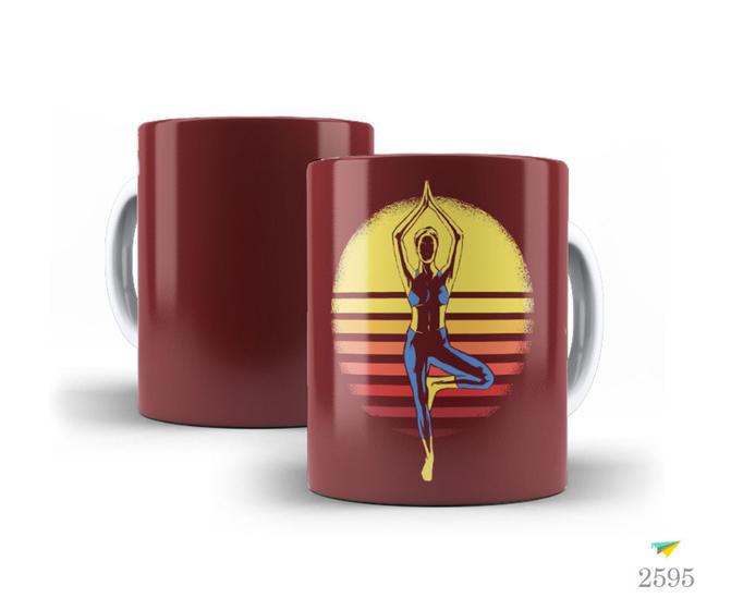 Imagem de Caneca tema Yoga