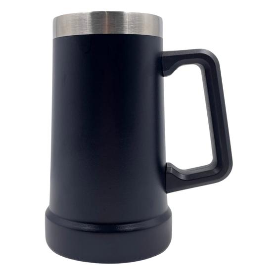 Caneca Térmica 710ml Com Alça Aço Inox Bebida Quente ou Fria Praias Festas Piscina Menor preço em Caneca Térmica 710ml Com Alça Aço Inox Bebida Quente ou Fria Praias Festas Piscina