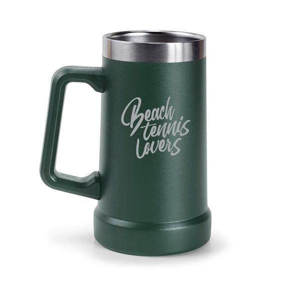 Imagem de Caneca termica aço-inox 709ml beach tennis lovers - verde