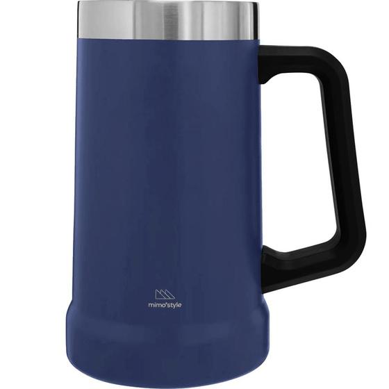 Imagem de Caneca Térmica Chopp Cerveja Inox C/ Alça - Mimo Style