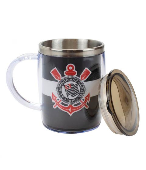 Imagem de Caneca Térmica Com Tampa 450ml - Corinthians