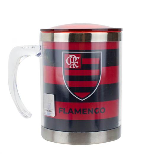 Imagem de Caneca Térmica Com Tampa 450ml Flamengo