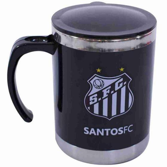 Imagem de Caneca Térmica Com Tampa 450Ml - Santos