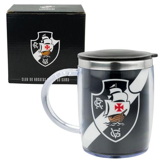 Imagem de Caneca Térmica Com Tampa 450ml Vasco Oficial