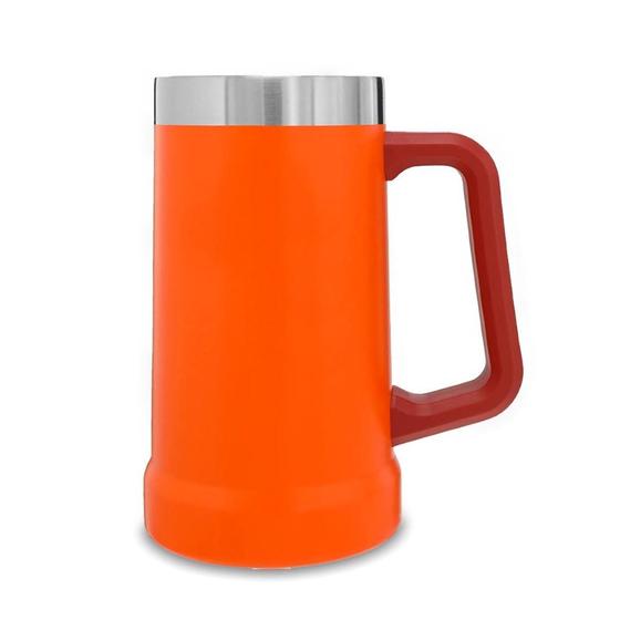 Imagem de Caneca Térmica De Cerveja 709 Ml - Premium - Ice Laranja