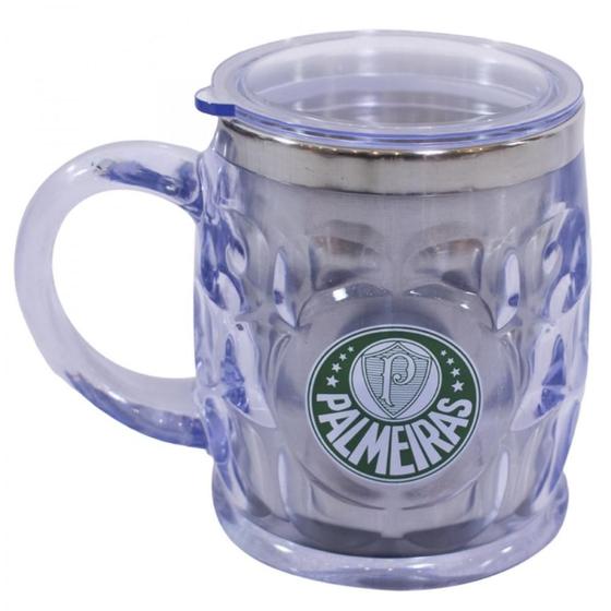 Imagem de Caneca Térmica de Time 500 ml C/ Tampa Cerveja Presente