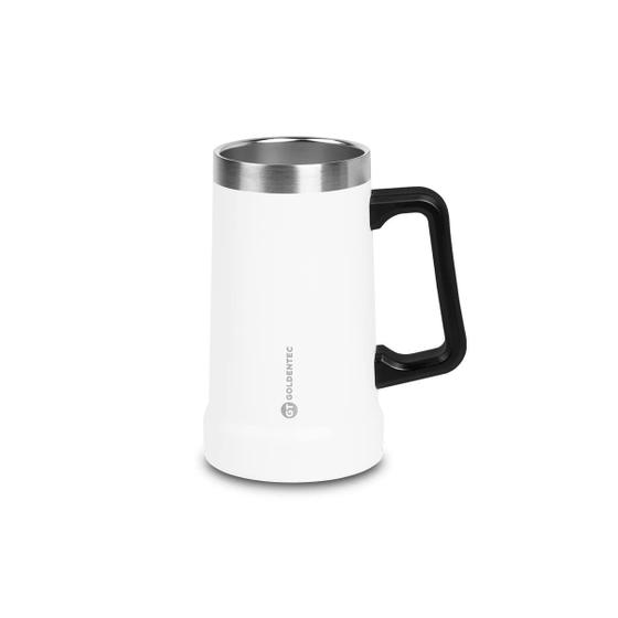 Imagem de Caneca Térmica Goldentec  GT Termic Beer 730ml Branco