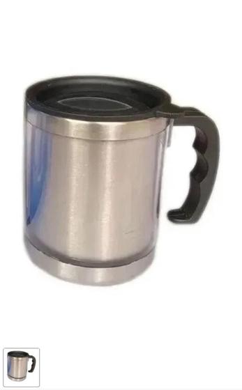 Caneca Térmica Inox Colorida 450ml Com Tampa Café Água Chá - NOVO SÉCULO Menor preço em Caneca Térmica Inox Colorida 450ml Com Tampa Café Água Chá - NOVO SÉCULO