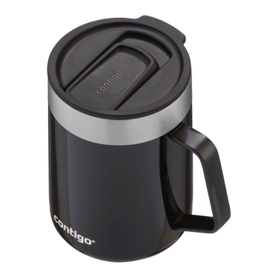 Imagem de Caneca Térmica Inox com Tampa Café Chá Contigo 414ml