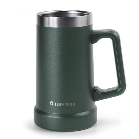 Caneca Térmica para Cerveja em Aço Inox Verde 709ml - TermoPro é boa?
