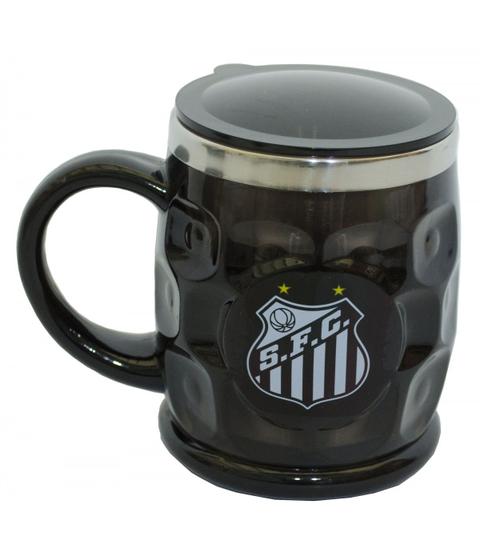 Imagem de Caneca Térmica Relevo Com Tampa 500ML - Santos