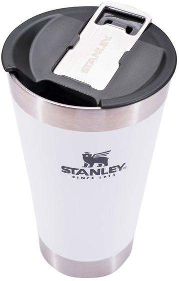 Imagem de Caneca Térmica Stanley Classic Beer Pint 10-01704-065 - 473ML - com Tampa e Abridor - Branco