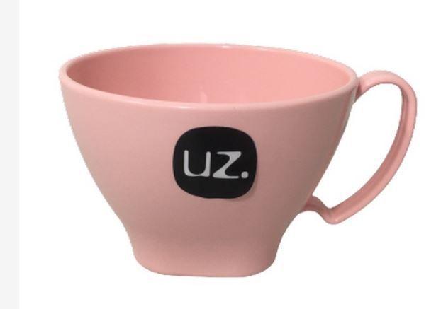 Imagem de Caneca Tigela Cumbuca com Alça 500ml Rosa UZ