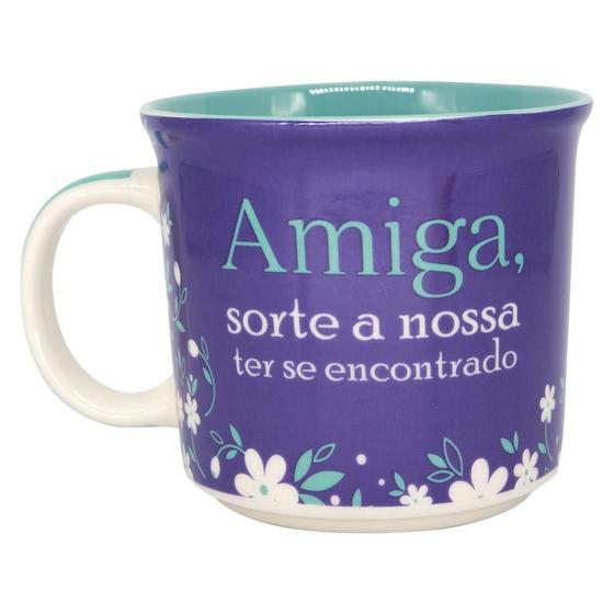 Imagem de Caneca Tom Amiga Sorte 350Ml Zona Criativa