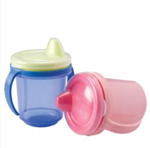 Imagem de Caneca Trio Infantil 280ml Colors com Alça e Bico- Plasútil