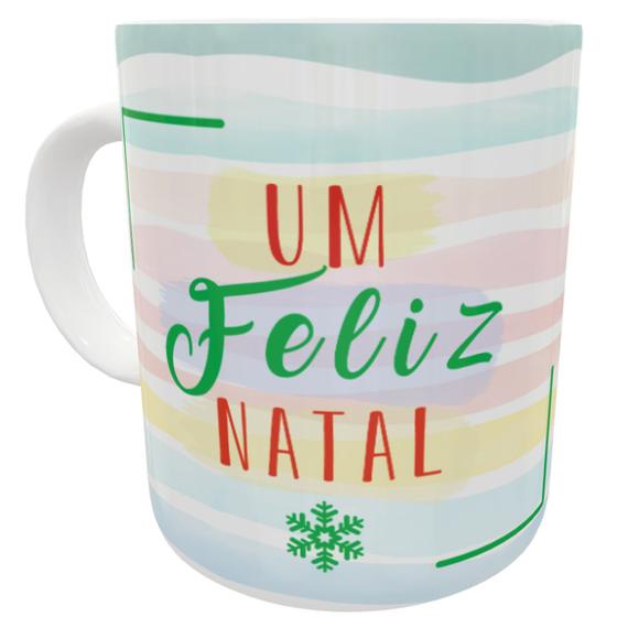 Imagem de Caneca um feliz natal presente divertido criativo festa