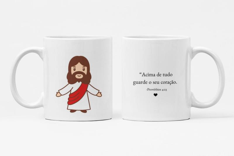 Imagem de Caneca Versículo "Provérbios 4:23"