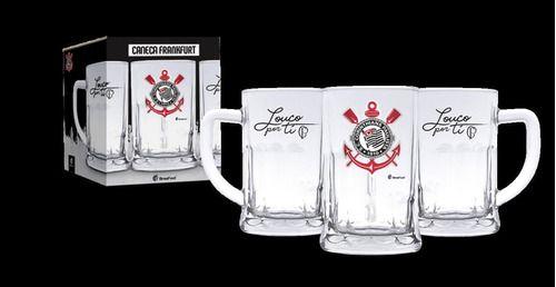 Imagem de Caneca vidro 565ml - corinthians