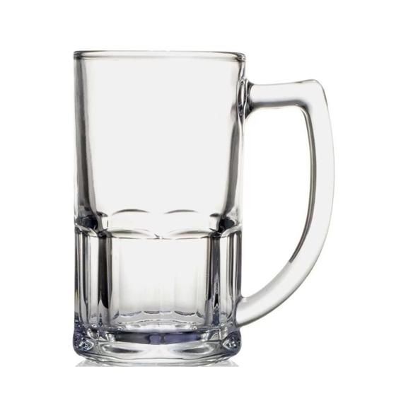 Imagem de Caneca vidro chopp 340ml c/6 ref SL0868