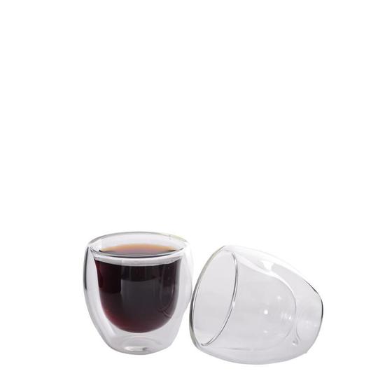 Imagem de Caneca Vidro Duplo Doble 120 Ml 2Pcs - Wt