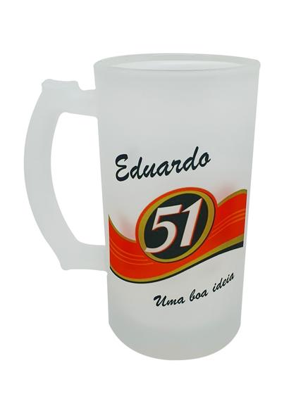 Imagem de Caneca Vidro Jateado Chopp Cerveja Cachaça 51