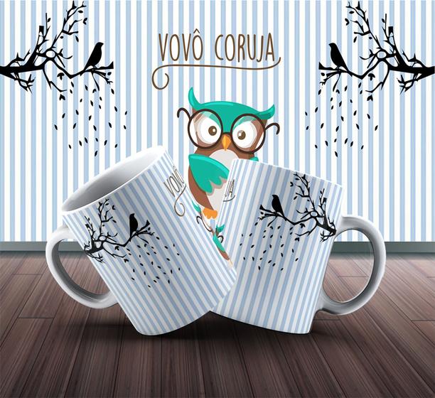 Caneca Vovô Coruja - INNOVARI Imagem de Caneca Vovô Coruja