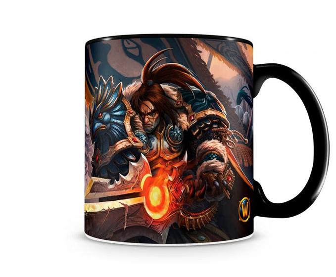 Imagem de Caneca World Of Warcraft Varian I Preta