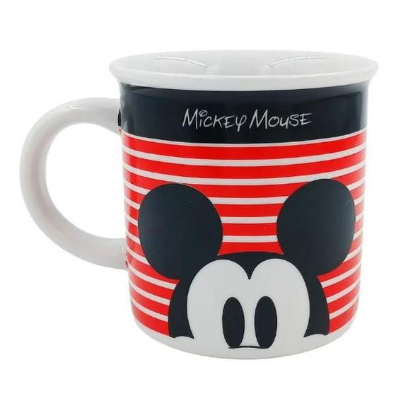 Imagem de Caneca xícara copo de porcelana retro roupa do mickey disney 300ml original