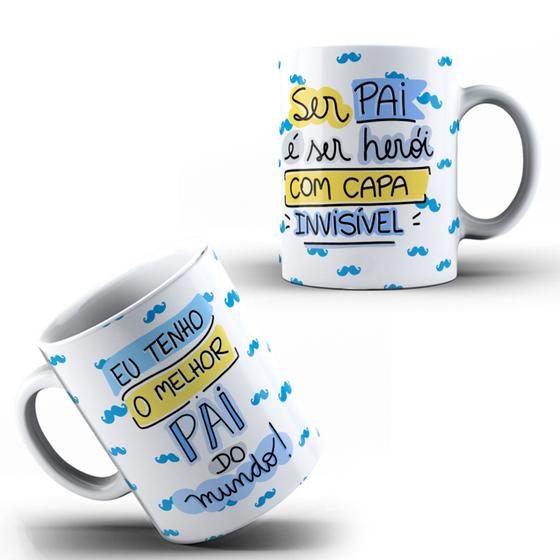 Imagem de Caneca Xícara Dia dos Pais Personalizada Eu Tenho O Melhor Pai Do Mundo! Presente- MEGA OFERTA!