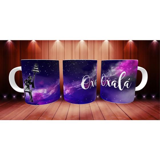 Imagem de Caneca Xicara Dos Orixá  Oxalá Espirita Umbanda Candomblé Modelo 1- MEGA OFERTA!