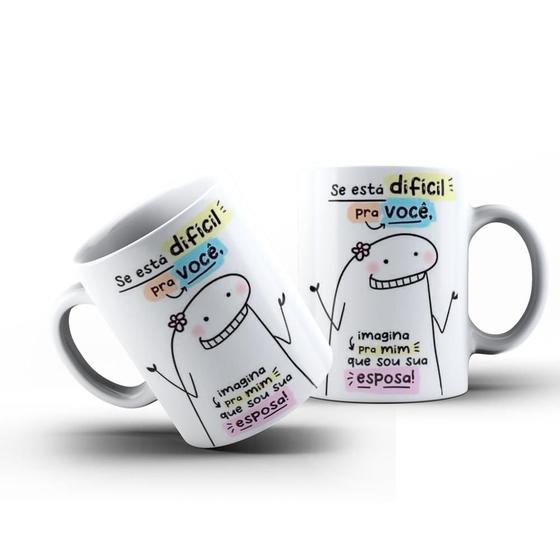 Imagem de Caneca Xícara Flork Meme Bento Frases Divertida e Debochada