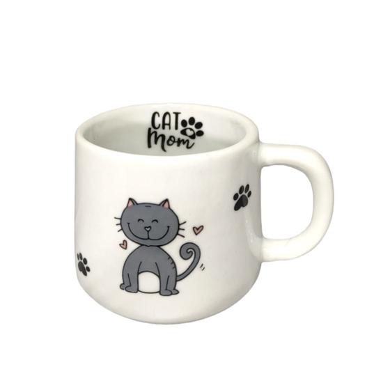 Imagem de Caneca Xicara Gato Gatinho Dentro Porcelana 200 ml