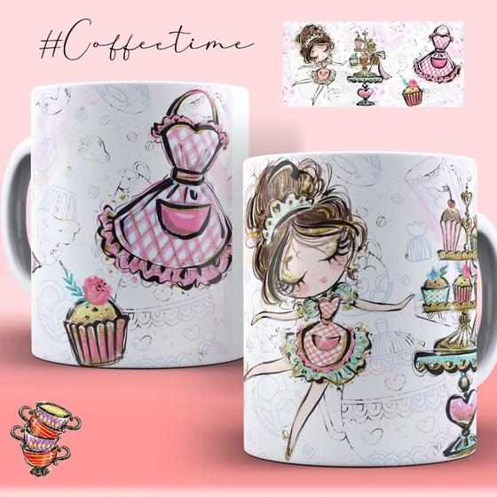 Imagem de Caneca Xicara Personalizada Coffe Doce  Asthetic Feminina Presente Criativo - MEGA OFERTA!