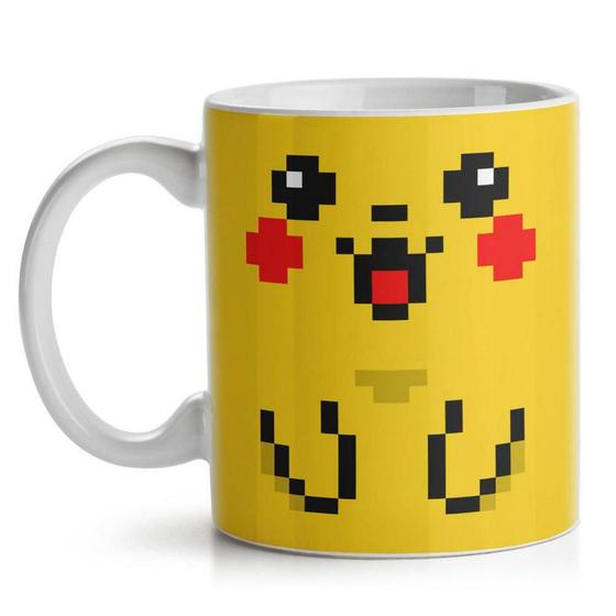 Imagem de Caneca Xícara Pixelchu Pokemon 325Ml