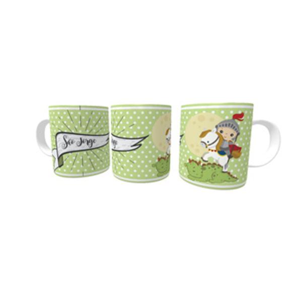 Imagem de Caneca Xícara Santo Santos Católicos Religiosos São Jorge Presente Especial - MEGA OFERTA!