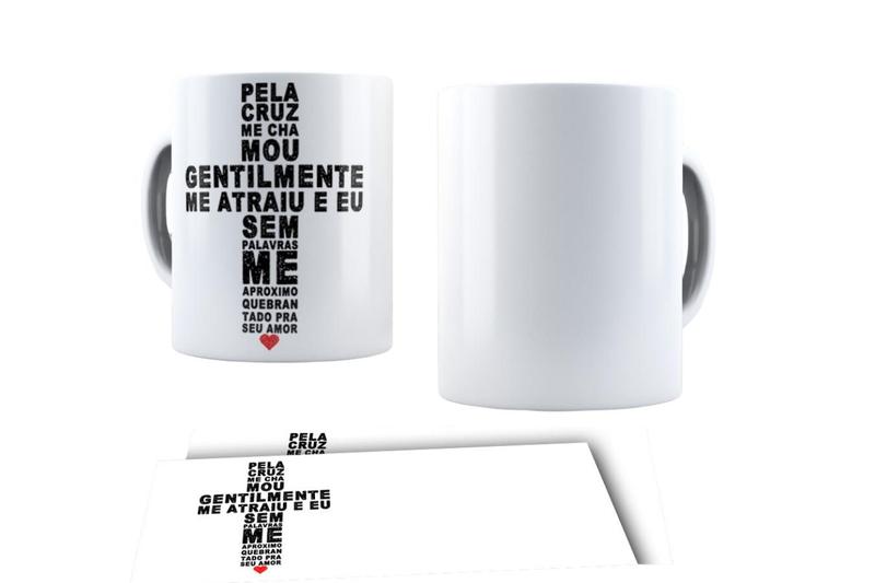 Imagem de Canecas de Porcelana Branca Personalizadas Cristã Ele Vive