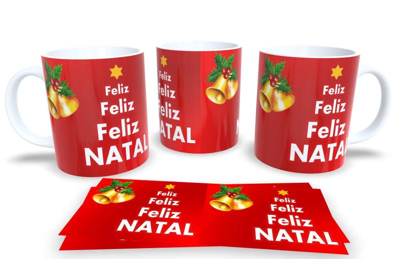 Imagem de Canecas de Porcelana Personalizadas Natal