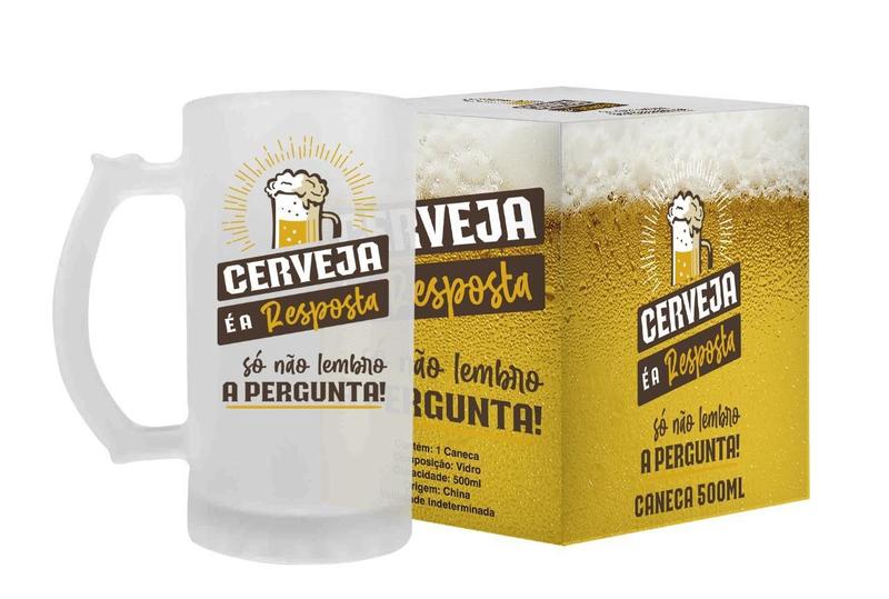 Imagem de Canecas De Vidro 500Ml Personalizado Cerveja Chopp Presente