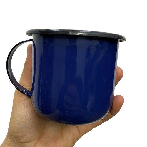 Imagem de Canecas Esmaltadas Xícara Agata Café 350ml Produto Original Oferta