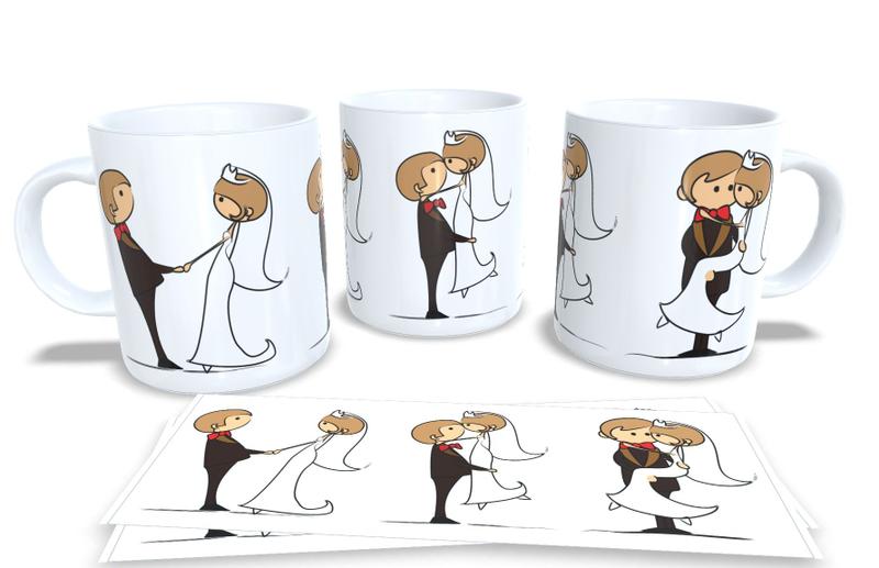 Imagem de Canecas Personalizadas Tema Casamento