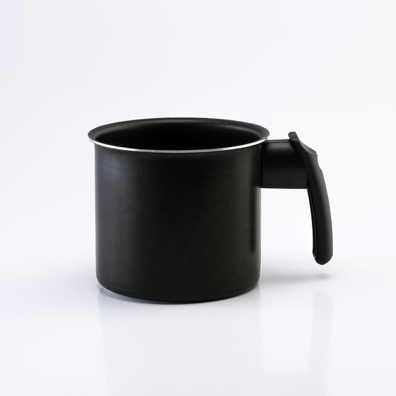 Imagem de Caneco 12cm Antiderente Preto 1,2L Alumi-Aço Linha Premium J4TECH Alumínio Antiaderente Teflon Ultra Resistente 