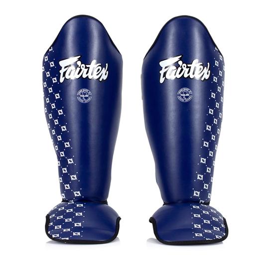 Imagem de Caneleiras Fairtex SP5 Muay Thai - Para Homens, Mulheres e Crianças (Azul)