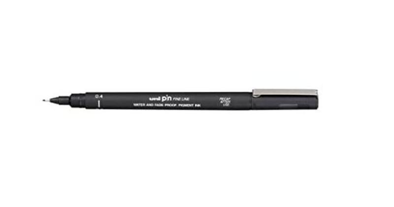 Imagem de Caneta 0,4Mm Uni Pin Fine Line Preta - 31.78