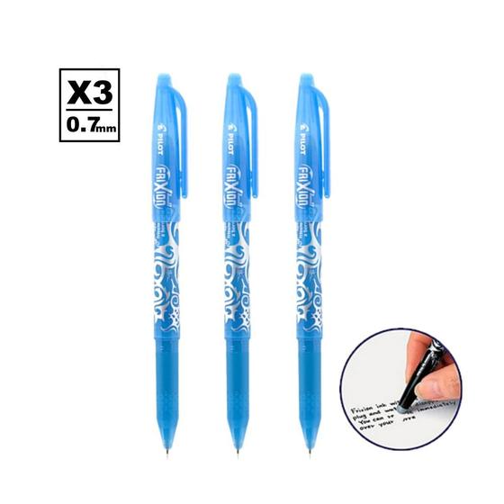 Imagem de Caneta Apagável PILOT Frixion Ball 0,7mm Kit 3 Unidades