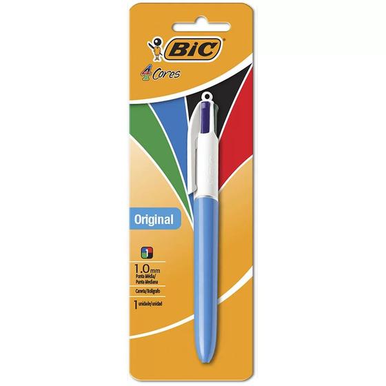 Imagem de Caneta Bic 4 Cores Esferográfica 1.0 Mm Original