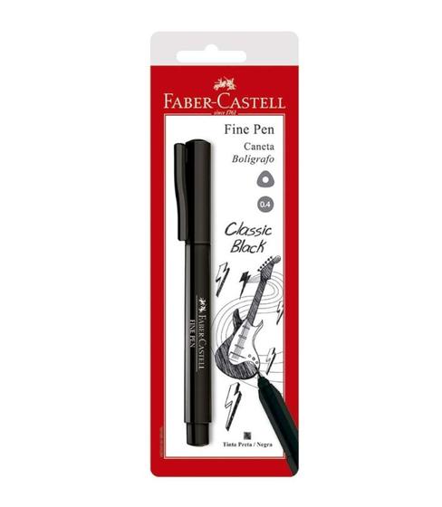 Imagem de Caneta Boligrafo Fine Pen Classic BLACK  0.4